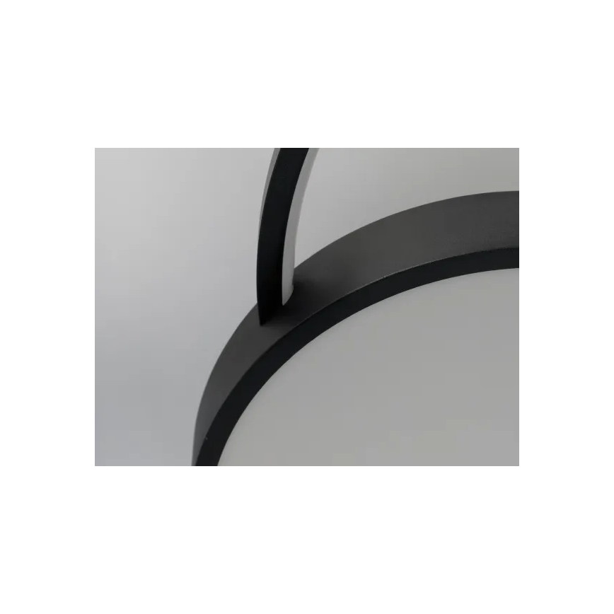 LED Dimmable φωτιστικό οροφής LED/60W/230V 3000-6500K μαύρο + τηλεχειριστήριο