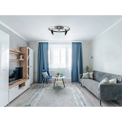 LED Dimmable φωτιστικό οροφής LED/60W/230V 3000-6500K μαύρο + τηλεχειριστήριο