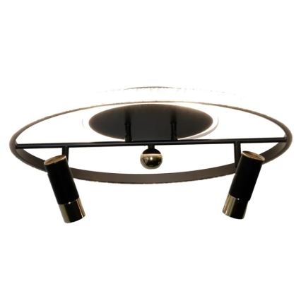 LED Dimmable φωτιστικό οροφής LED/60W/230V 3000-6500K μαύρο + τηλεχειριστήριο