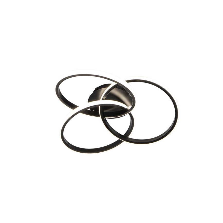 LED Dimmable φωτιστικό οροφής LED/70W/230V 3000-6500K μαύρο + τηλεχειριστήριο