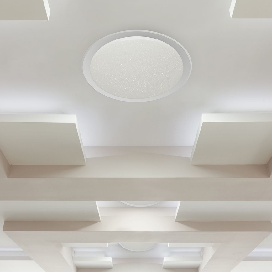 LED Dimmable φωτιστικό οροφής LED/72W/230V 3000-6500K διάμετρος 67 cm λευκό + τηλεχειριστήριο