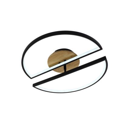 LED Dimmable φωτιστικό οροφής LED/75W/230V 3000-6500K οξιά + τηλεχειριστήριο