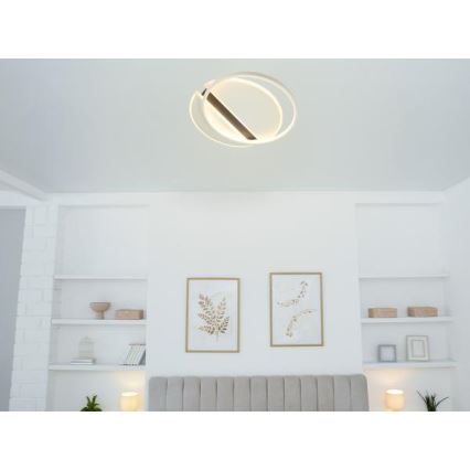 LED Dimmable φωτιστικό οροφής LED/80W/230V 3000-6500K λευκό + τηλεχειριστήριο