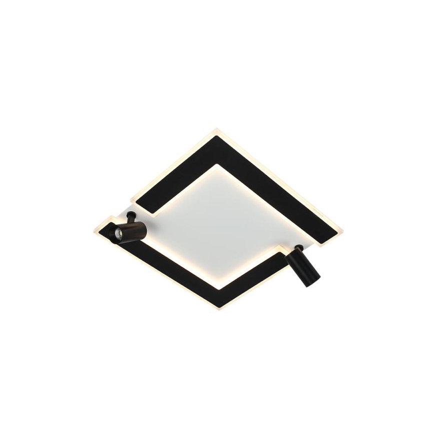 LED Dimmable φωτιστικό οροφής LED/80W/230V 3000-6500K μαύρο + τηλεχειριστήριο