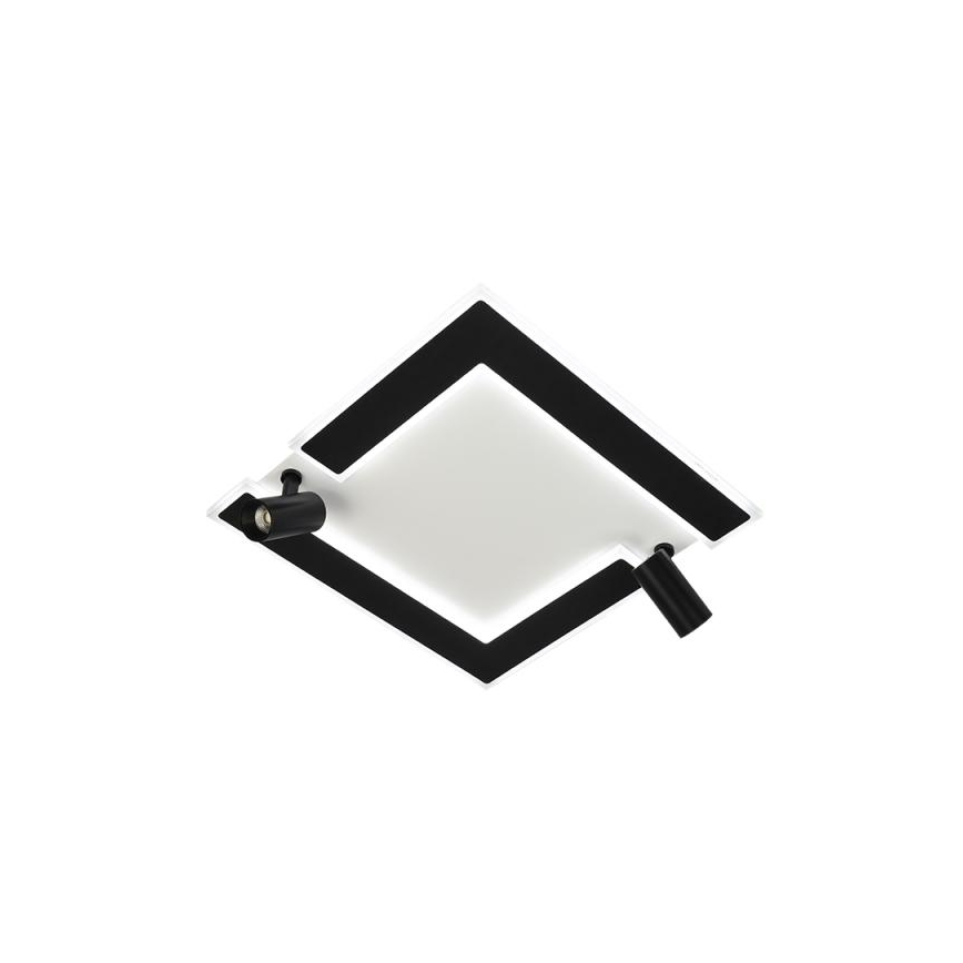 LED Dimmable φωτιστικό οροφής LED/80W/230V 3000-6500K μαύρο + τηλεχειριστήριο