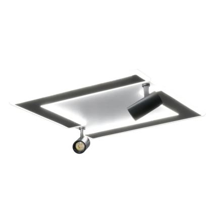 LED Dimmable φωτιστικό οροφής LED/80W/230V 3000-6500K μαύρο + τηλεχειριστήριο