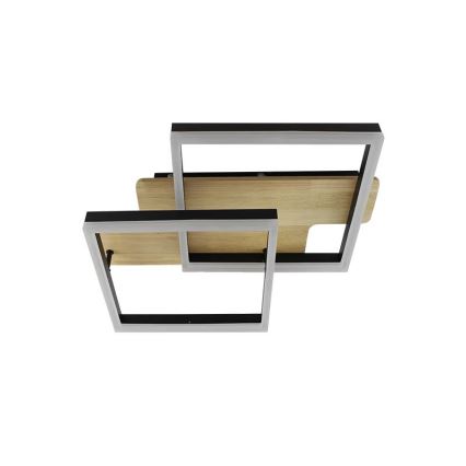 LED Dimmable φωτιστικό οροφής LED/85W/230V 3000-6500K δρυς + τηλεχειριστήριο