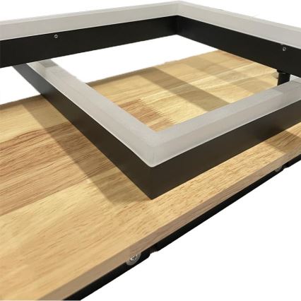 LED Dimmable φωτιστικό οροφής LED/85W/230V 3000-6500K δρυς + τηλεχειριστήριο