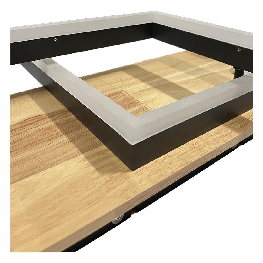 LED Dimmable φωτιστικό οροφής LED/85W/230V 3000-6500K δρυς + τηλεχειριστήριο