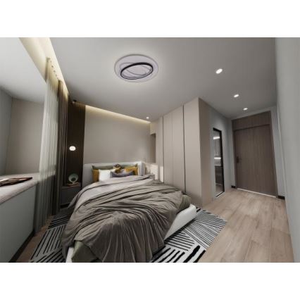 LED Dimmable φωτιστικό οροφής LED/90W/230V 3000-6500K + τηλεχειριστήριο