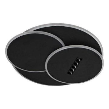 LED Dimmable φωτιστικό οροφής LED/90W/230V 3000-6500K μαύρο + τηλεχειριστήριο