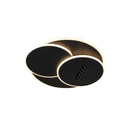 LED Dimmable φωτιστικό οροφής LED/90W/230V 3000-6500K μαύρο + τηλεχειριστήριο