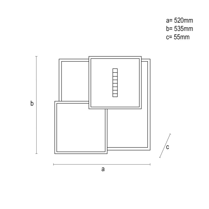 LED Dimmable φωτιστικό οροφής LED/95W/230V 3000-6500K λευκό + τηλεχειριστήριο
