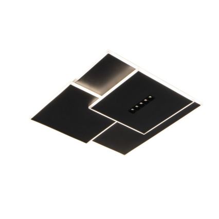 LED Dimmable φωτιστικό οροφής LED/95W/230V 3000-6500K μαύρο + τηλεχειριστήριο