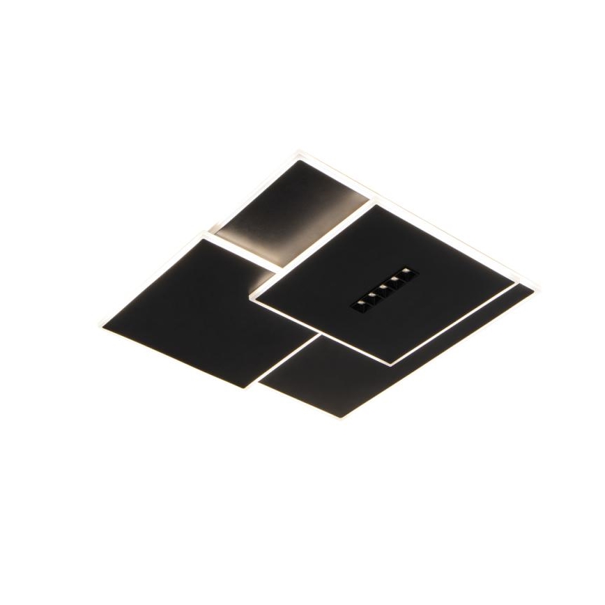 LED Dimmable φωτιστικό οροφής LED/95W/230V 3000-6500K μαύρο + τηλεχειριστήριο