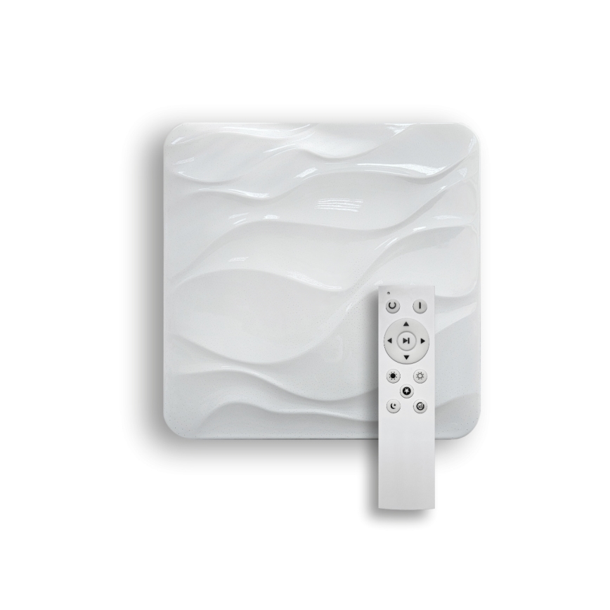 LED Dimmable φωτιστικό οροφής NERIS LED/60W/230V 2700-6500K 53x53 cm + τηλεχειριστήριο