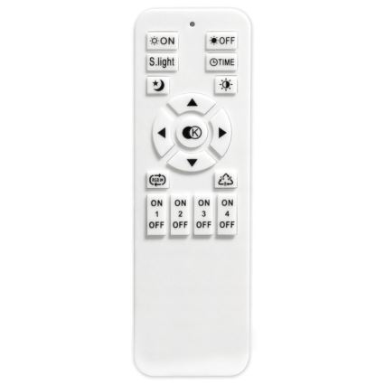 LED Dimmable φωτιστικό οροφής NOVA LED/54W/230V 3000-6500K μαύρο + τηλεχειριστήριο