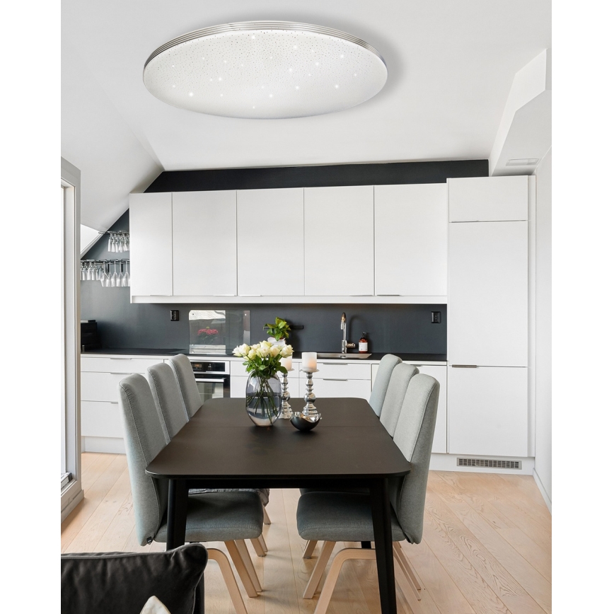 LED Dimmable φωτιστικό οροφής VENTA LED/60W/230V 2700-6500K διάμετρος 58 cm + τηλεχειριστήριο