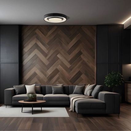 Φωτιστικό οροφής μπάνιου dimming LED ZYGMUNT LED/72W/230V διάμετρος 48,5 cm 3000-6000K IP44 + τηλεχειριστήριο