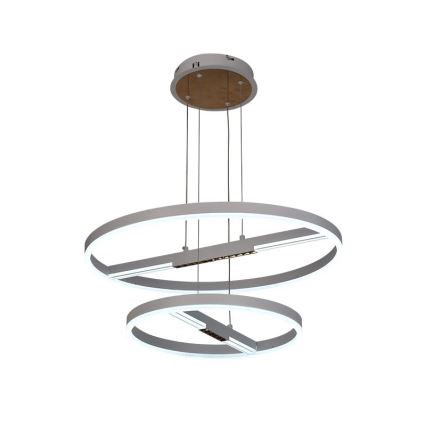 Led Dimmable κρεμαστό φωτιστικό οροφής LED/100W/230V 3000-6500K διάμετρος 60 cm + τηλεχειριστήριο