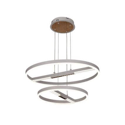 Led Dimmable κρεμαστό φωτιστικό οροφής LED/100W/230V 3000-6500K διάμετρος 60 cm + τηλεχειριστήριο