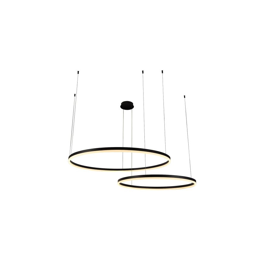 Led Dimmable κρεμαστό φωτιστικό οροφής LED/100W/230V 3000-6500K διάμετρος 80 cm + τηλεχειριστήριο