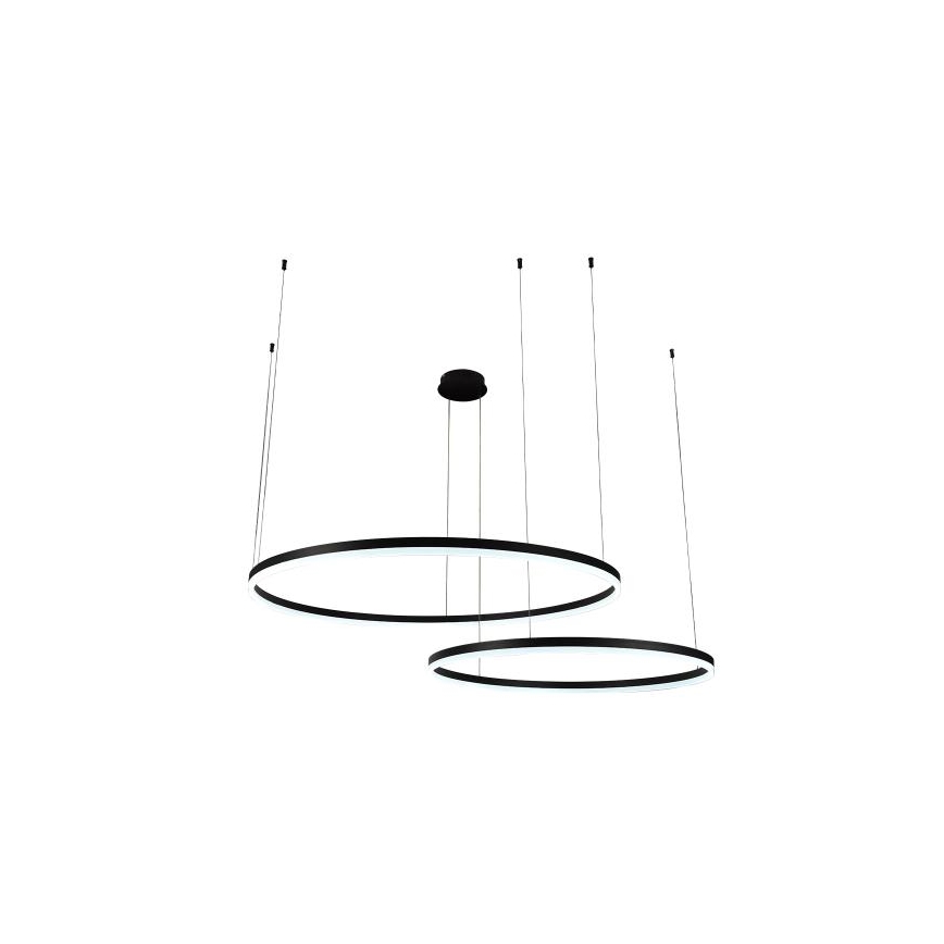 Led Dimmable κρεμαστό φωτιστικό οροφής LED/100W/230V 3000-6500K διάμετρος 80 cm + τηλεχειριστήριο