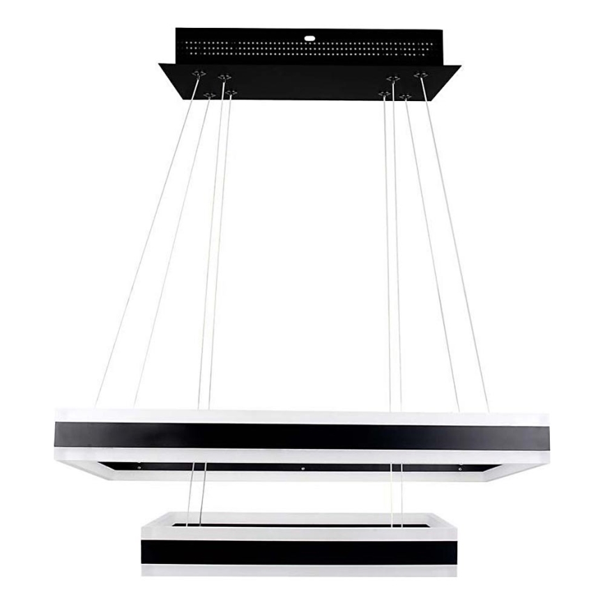 Led Dimmable κρεμαστό φωτιστικό οροφής LED/113W/230V 3000K μαύρο