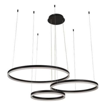 Led Dimmable κρεμαστό φωτιστικό οροφής LED/125W/230V 3000-6500K διάμετρος 80 cm + τηλεχειριστήριο