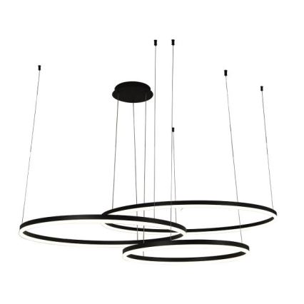 Led Dimmable κρεμαστό φωτιστικό οροφής LED/170W/230V 3000-6500K διάμετρος 100 cm + τηλεχειριστήριο