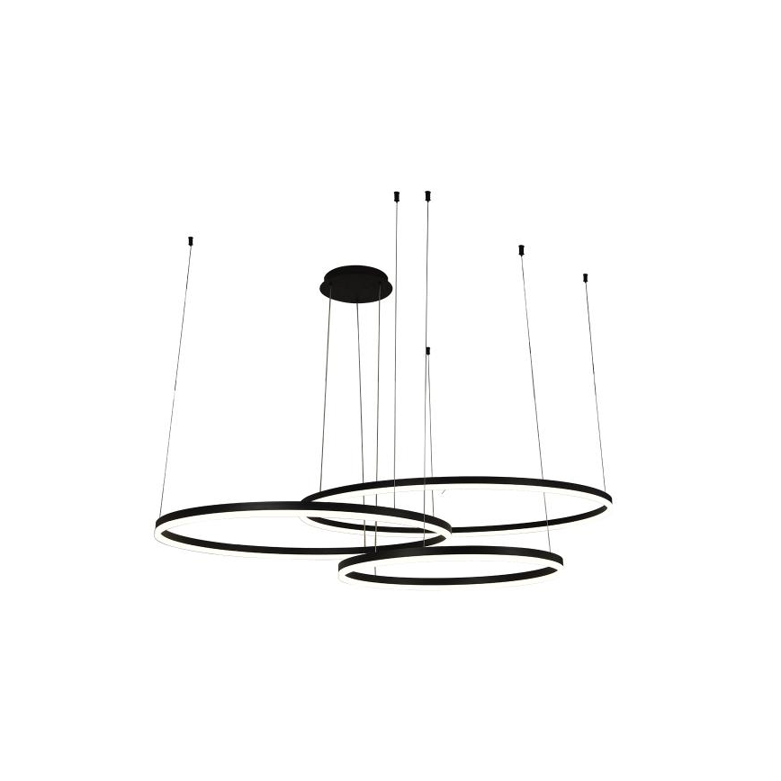 Led Dimmable κρεμαστό φωτιστικό οροφής LED/170W/230V 3000-6500K διάμετρος 100 cm + τηλεχειριστήριο