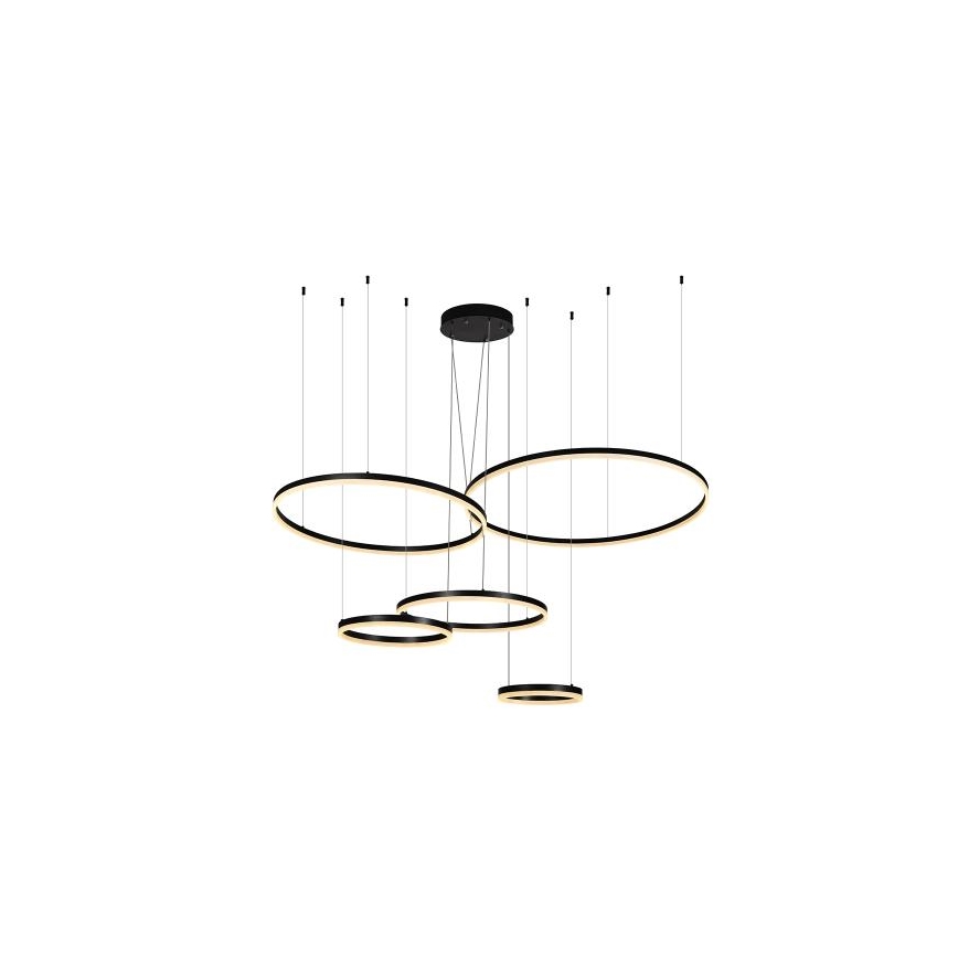 Led Dimmable κρεμαστό φωτιστικό οροφής LED/220W/230V 3000-6500K διάμετρος 100 cm + τηλεχειριστήριο