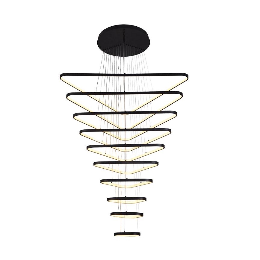 Led Dimmable κρεμαστό φωτιστικό οροφής LED/385W/230V 3000-6500K διάμετρος 100 cm + τηλεχειριστήριο