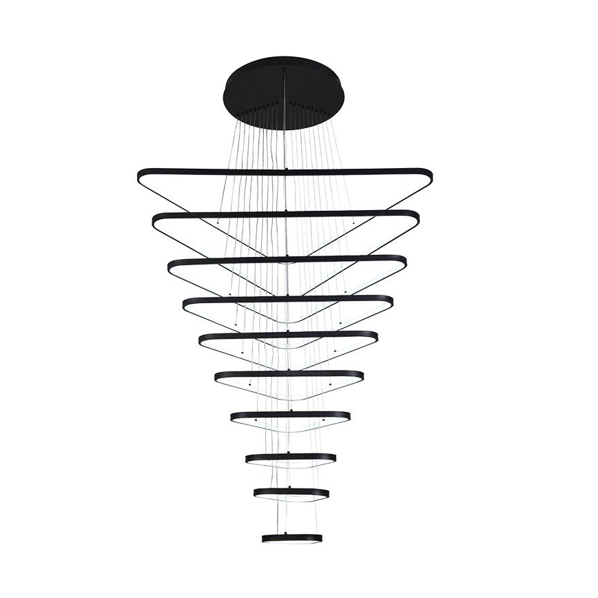 Led Dimmable κρεμαστό φωτιστικό οροφής LED/385W/230V 3000-6500K διάμετρος 100 cm + τηλεχειριστήριο