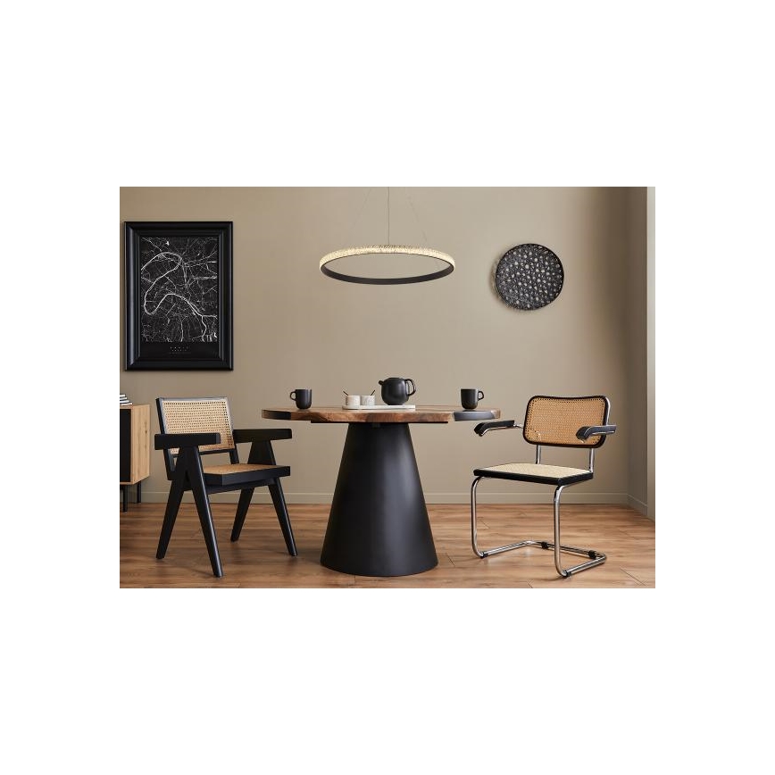 Led Dimmable κρεμαστό φωτιστικό οροφής LED/40W/230V 3000-6500K διάμετρος 60 cm + τηλεχειριστήριο