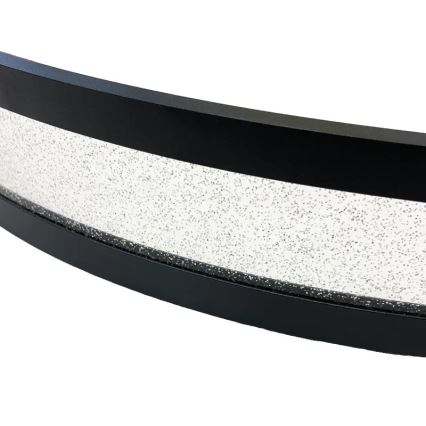 Led Dimmable κρεμαστό φωτιστικό οροφής LED/45W/230V 3000-6500K διάμετρος 60 cm μαύρο + τηλεχειριστήριο