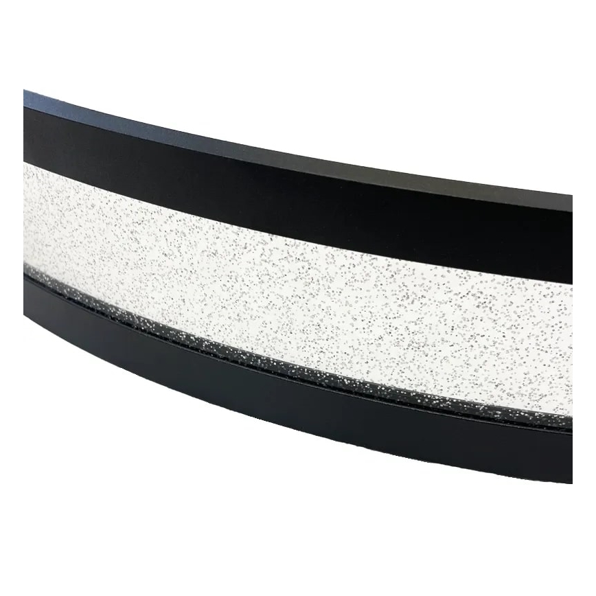 Led Dimmable κρεμαστό φωτιστικό οροφής LED/70W/230V 3000-6500K διάμετρος 60 cm μαύρο + τηλεχειριστήριο