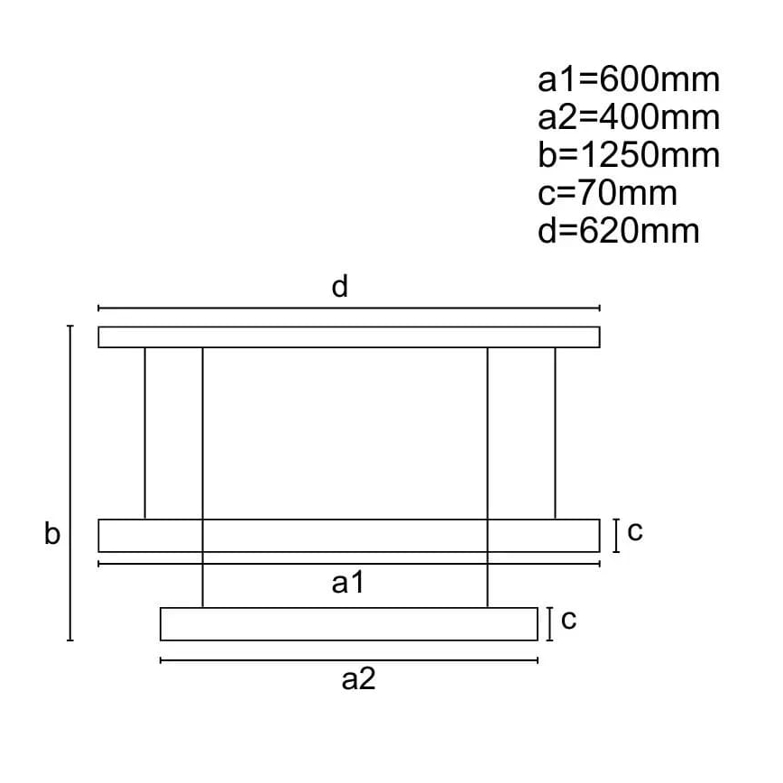 Led Dimmable κρεμαστό φωτιστικό οροφής LED/70W/230V 3000-6500K διάμετρος 60 cm μαύρο + τηλεχειριστήριο