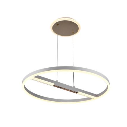 Led Dimmable κρεμαστό φωτιστικό οροφής LED/75W/230V 3000-6500K διάμετρος 60 cm + τηλεχειριστήριο