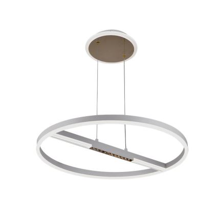 Led Dimmable κρεμαστό φωτιστικό οροφής LED/75W/230V 3000-6500K διάμετρος 60 cm + τηλεχειριστήριο