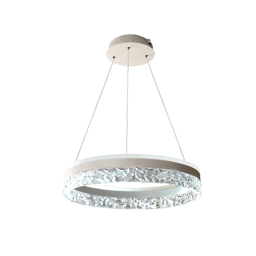 Led Dimmable κρεμαστό φωτιστικό οροφής LED/80W/230V 3000-6500K λευκό + τηλεχειριστήριο