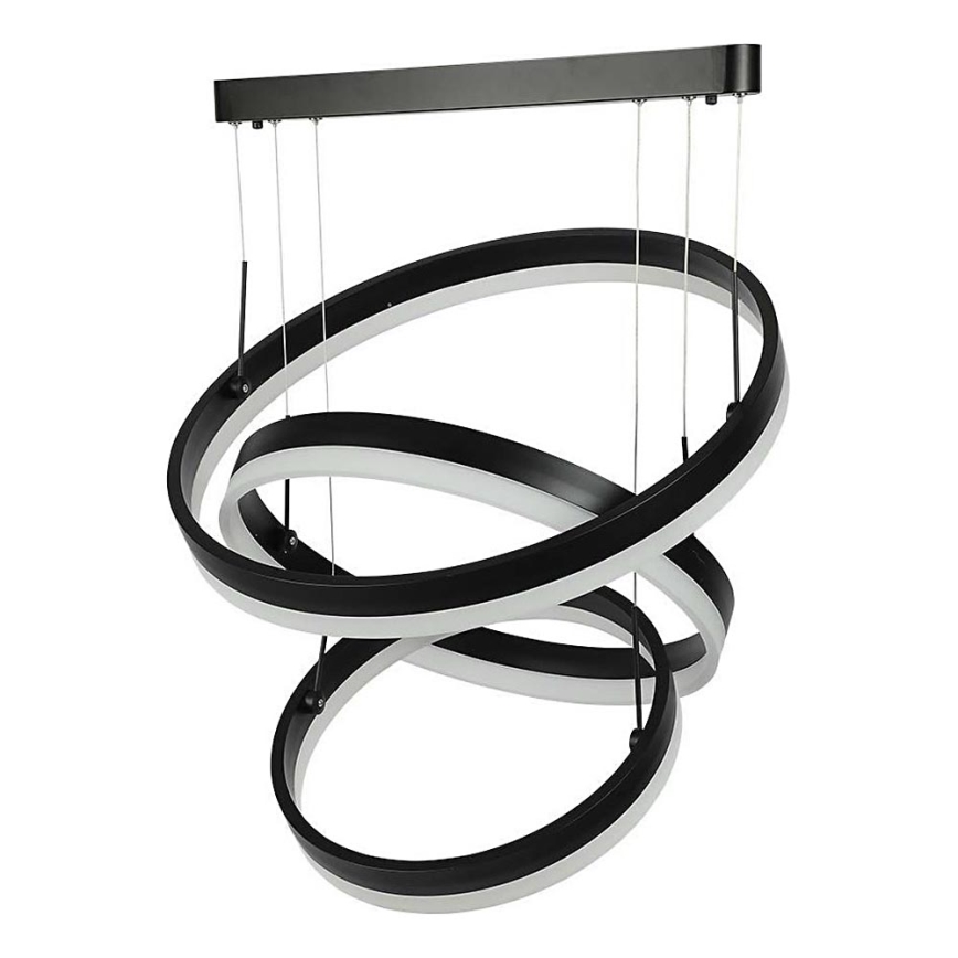 Led Dimmable κρεμαστό φωτιστικό οροφής LED/86W/230V 3000K μαύρο