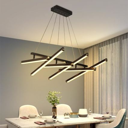 Led Dimmable κρεμαστό φωτιστικό οροφής LED/90W/230V 3000-6500K + τηλεχειριστήριο