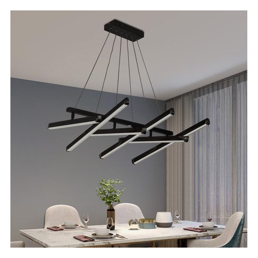 Led Dimmable κρεμαστό φωτιστικό οροφής LED/90W/230V 3000-6500K + τηλεχειριστήριο