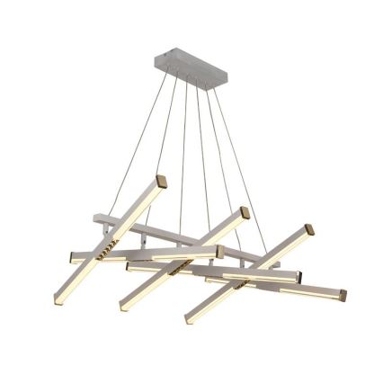 Led Dimmable κρεμαστό φωτιστικό οροφής LED/90W/230V 3000-6500K διάμετρος 80 cm + τηλεχειριστήριο