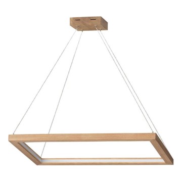Led Dimmable κρεμαστό φωτιστικό οροφής LEGNO LED/31,5W/230V δρυς