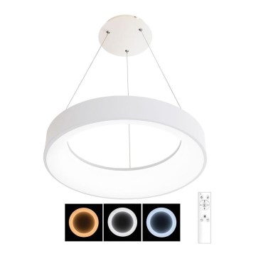 LED Dimmable κρεμαστό φωτιστικό οροφής NEST LED/40W/230V 3000-6500K λευκό + τηλεχειριστήριο