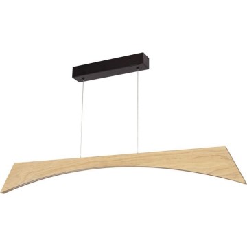 Led Dimmable κρεμαστό φωτιστικό οροφής ZIAD LED/14W/230V δρυς