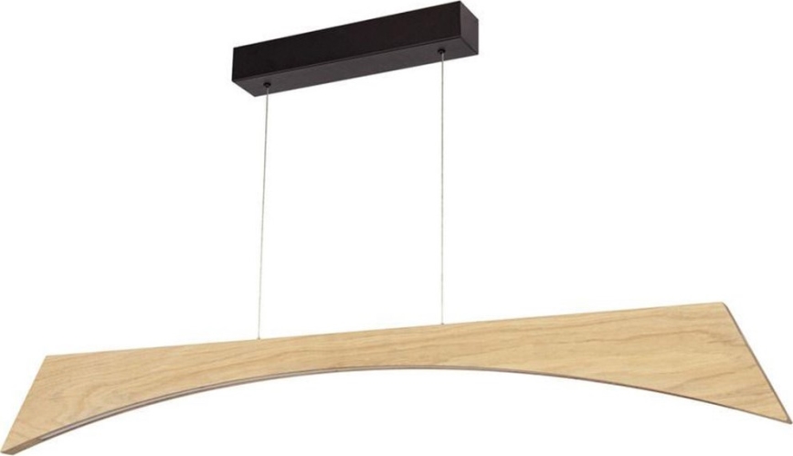 Led Dimmable κρεμαστό φωτιστικό οροφής ZIAD LED/14W/230V δρυς