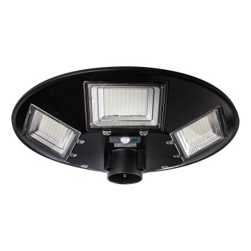 LED Dimmable ηλιακό φωτιστικό δρόμου με αισθητήρα LED/22W/6V 18000 mAh 6500K IP65 μαύρο + τηλεχειριστήριο
